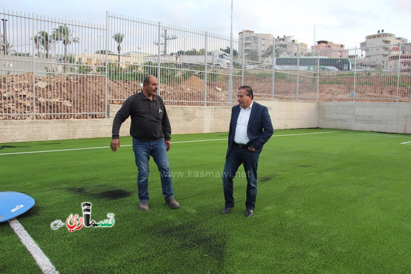 فيديو: الرئيس عادل بدير يُشرف بنفسه على أعمال الملعب الجديد ويؤكد  كفرقاسم وأطفالها يستحقون الأفضل والأكثر والخير لقدام 